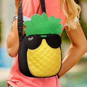 NWT Pink Victoria's Secret Pineapple Cooler Bag Lunch Tote Shoulder Bag